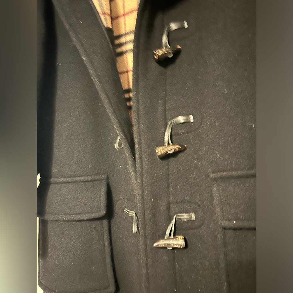 Burberry black duffle coat - Picture 6 of 8